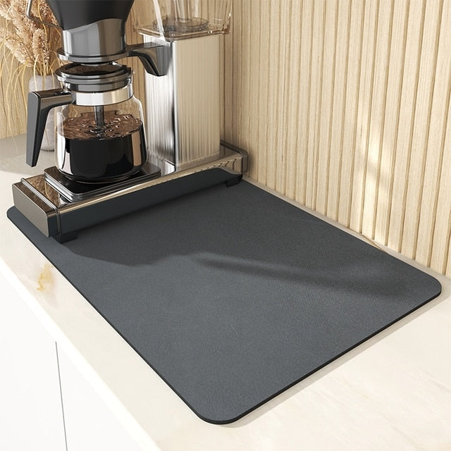 Superabsorbierende Abtropfmatte Küche Badezimmer Wasserhahn Absorbiermatte