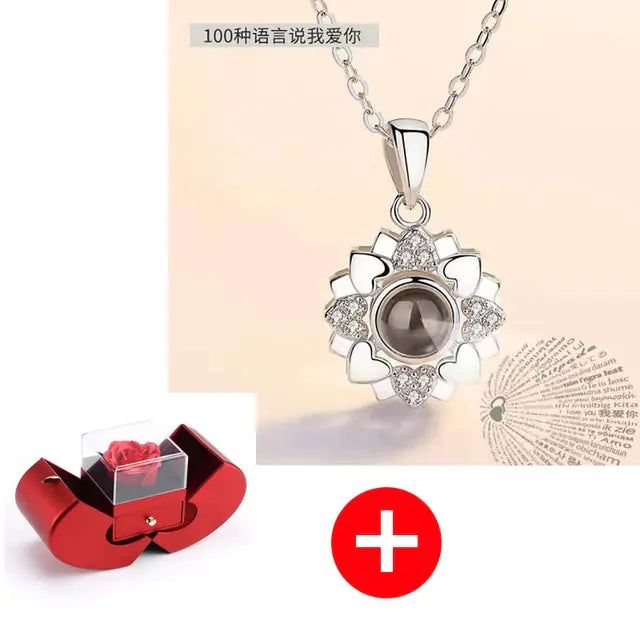 Ewige Blume Apfel Schmuckbox