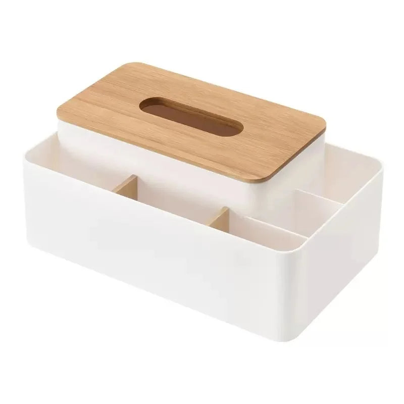 Bambus Holz Taschentuchbox Organizer