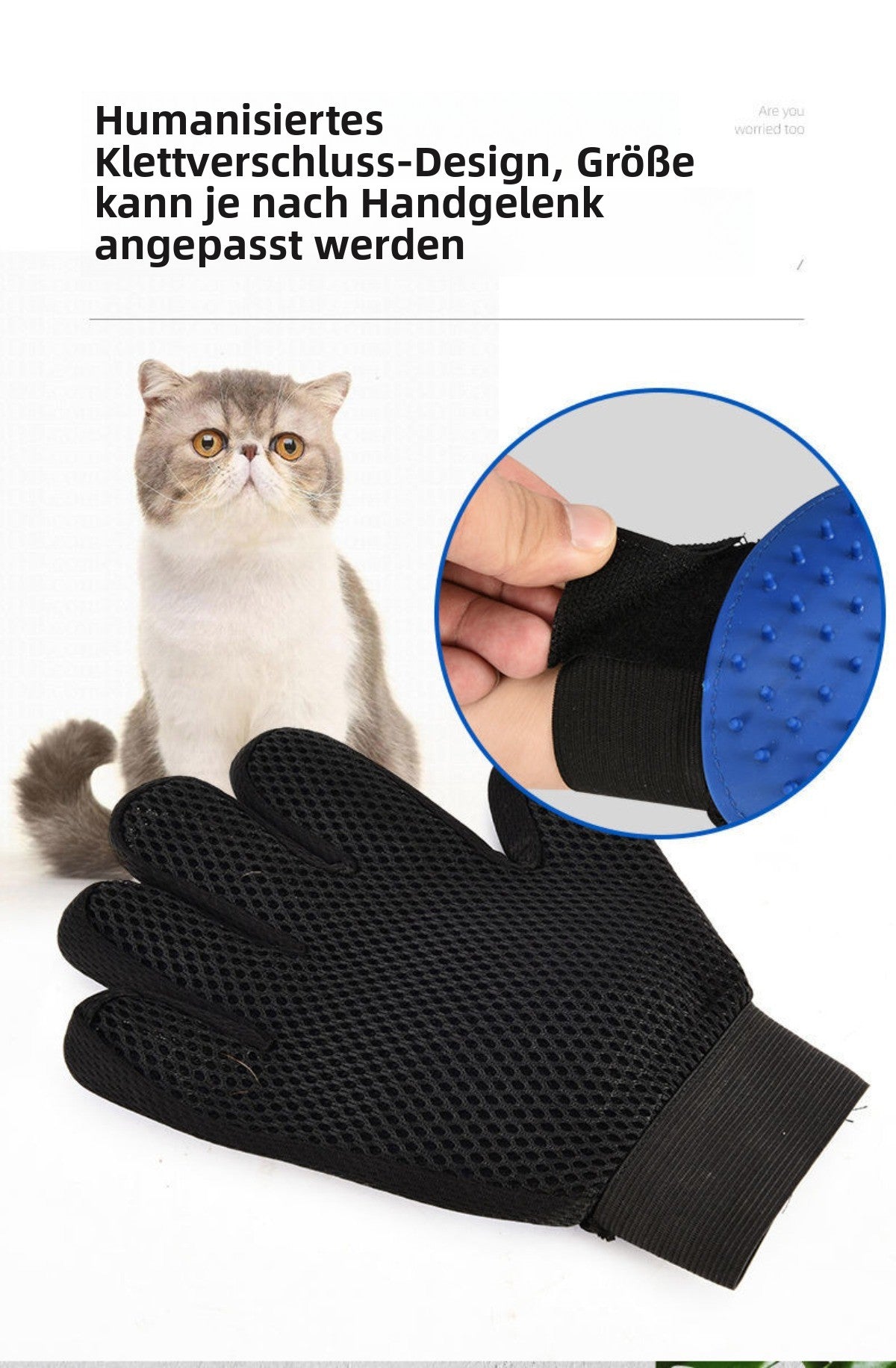 Sandsberg | Handschoenen voor het verwijderen en kammen van dierenhaar
