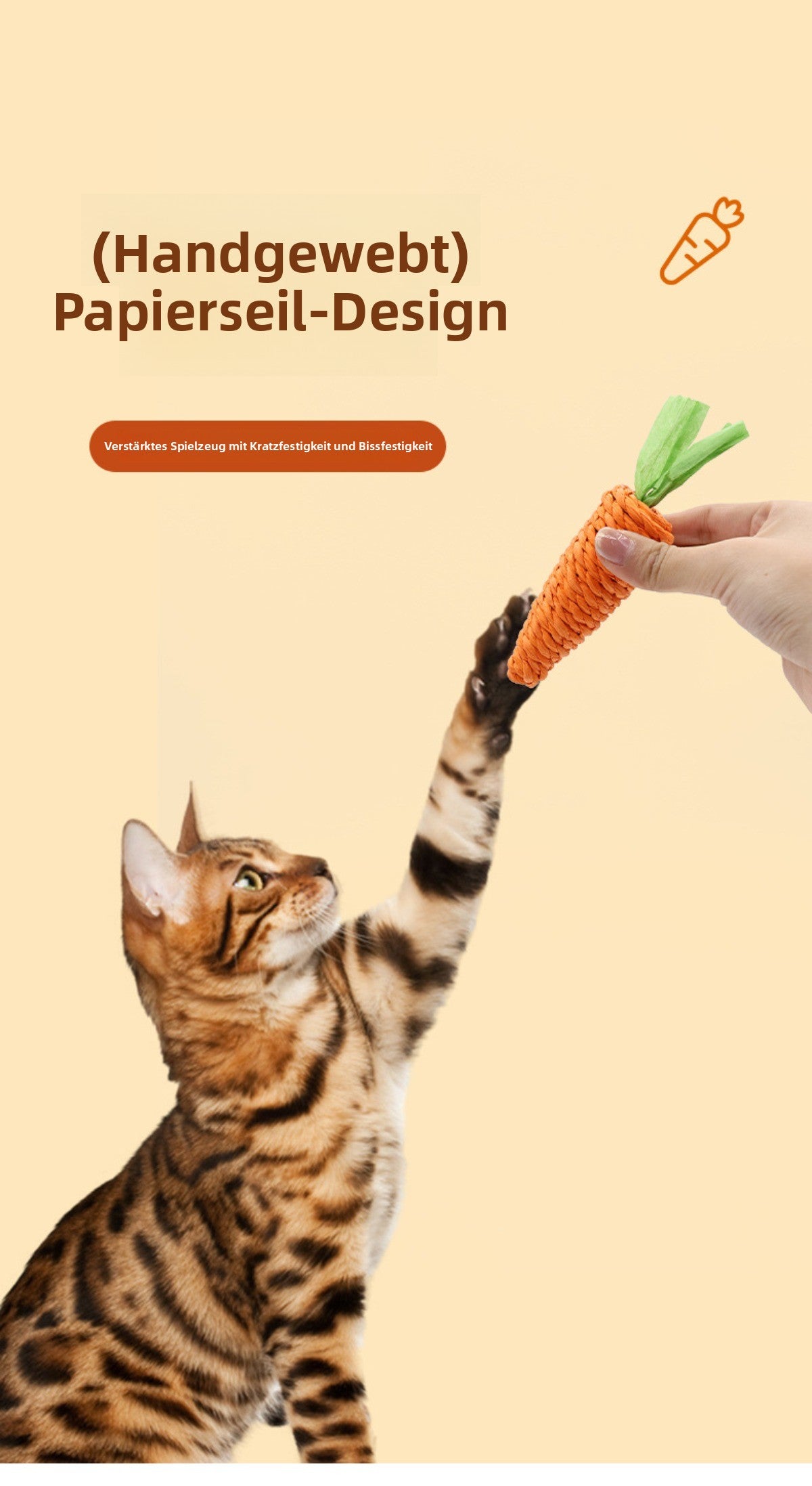 Sandsberg | Wortel Huisdier Molar Claw Stick