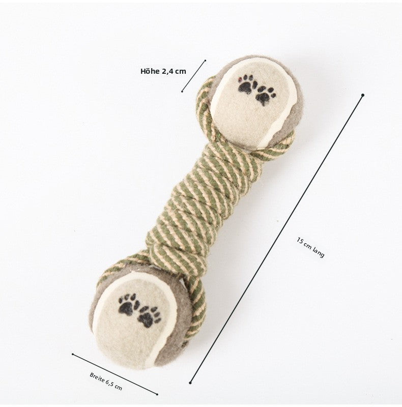 Sandsberg | Huisdier Kiestand Speelgoed Katoenen Touw