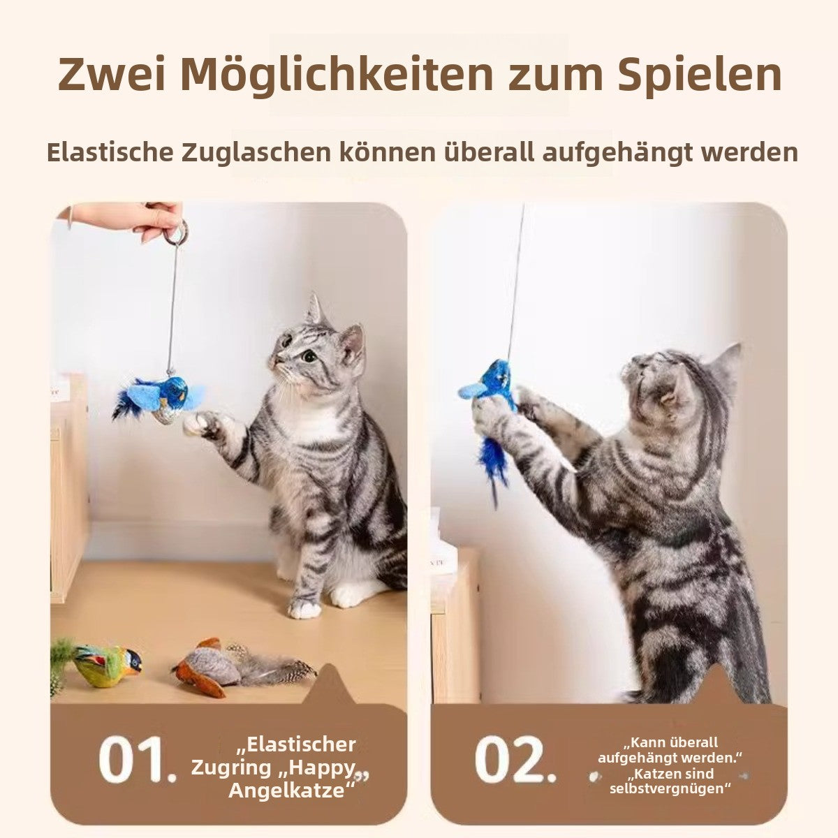 Sandsberg | Simuliertes Vogelgeräusch-Haustierspielzeug