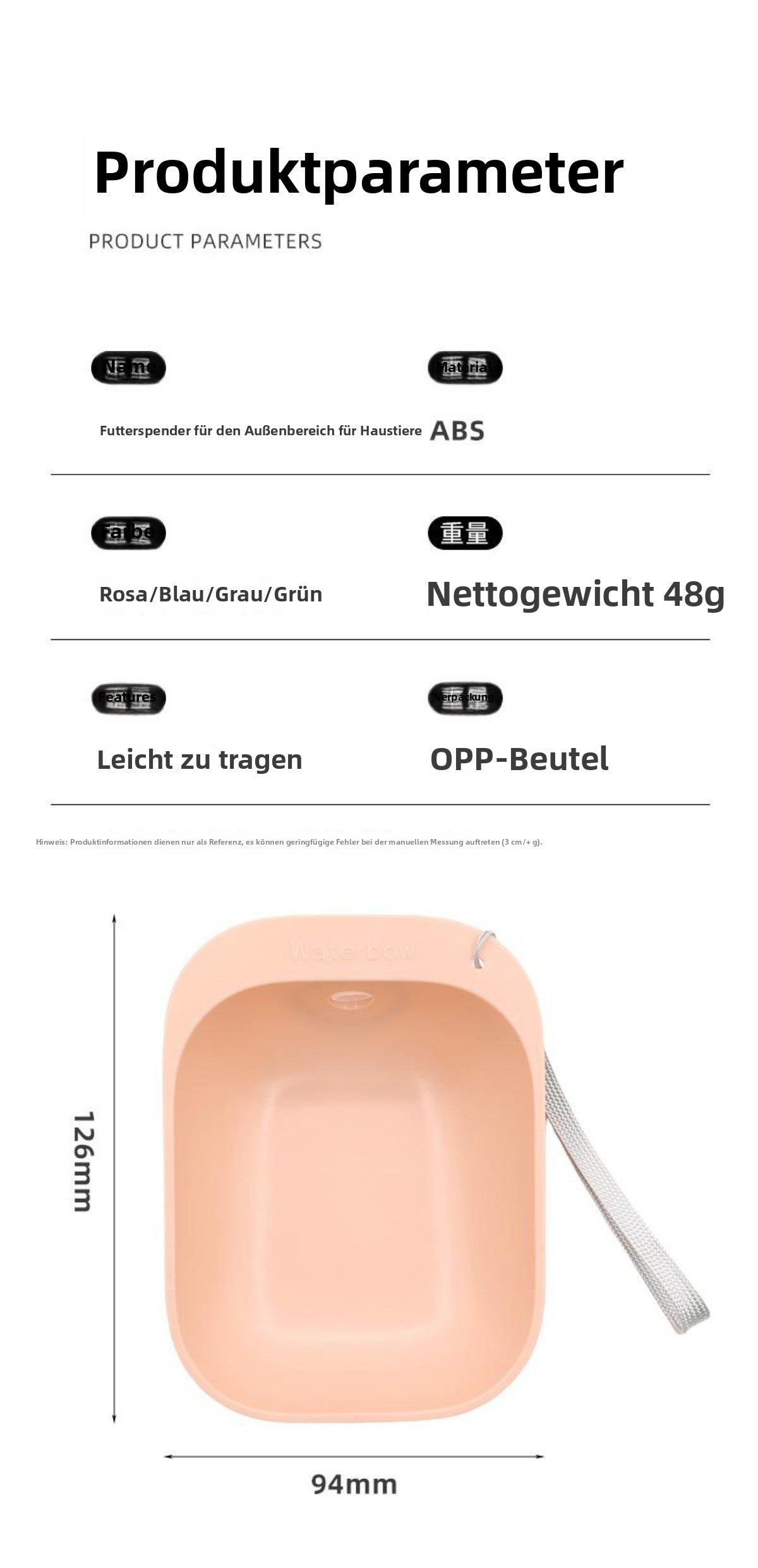 Sandsberg | Voerbak voor huisdieren