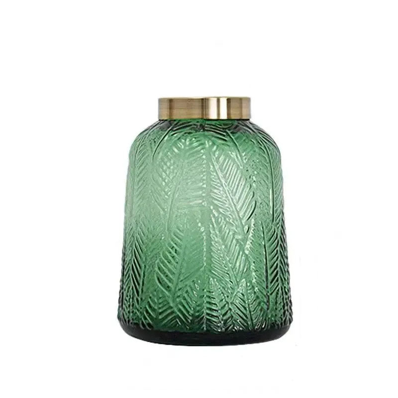 Strandseite Glas Tischvase