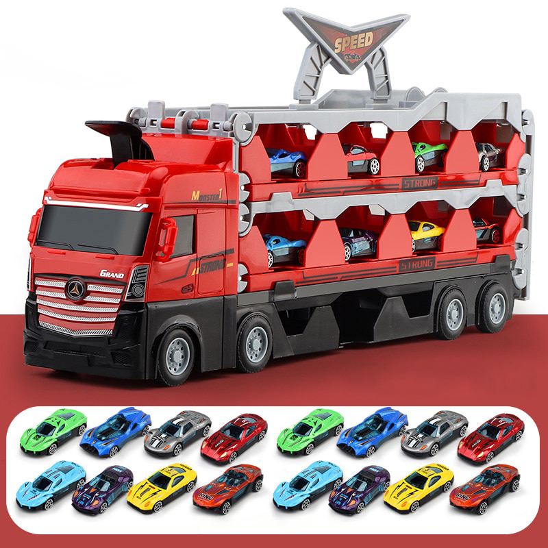 RaceTruck Mit Faltbarer Rennbahn - Spielspaß Für Jungen