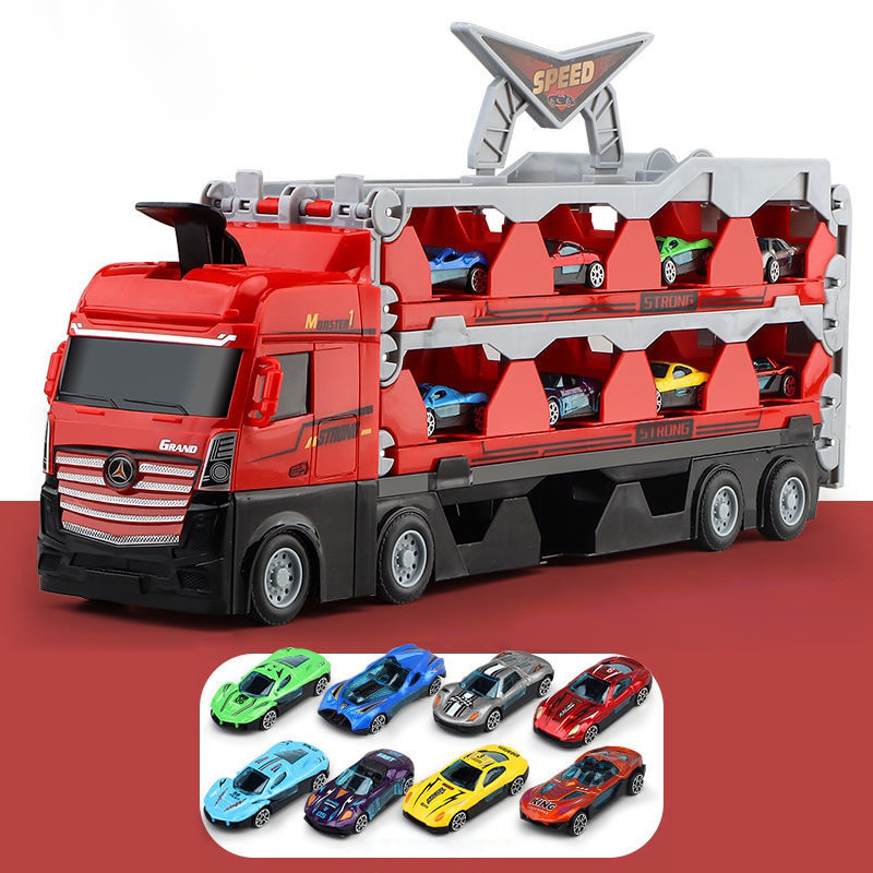 RaceTruck Mit Faltbarer Rennbahn - Spielspaß Für Jungen