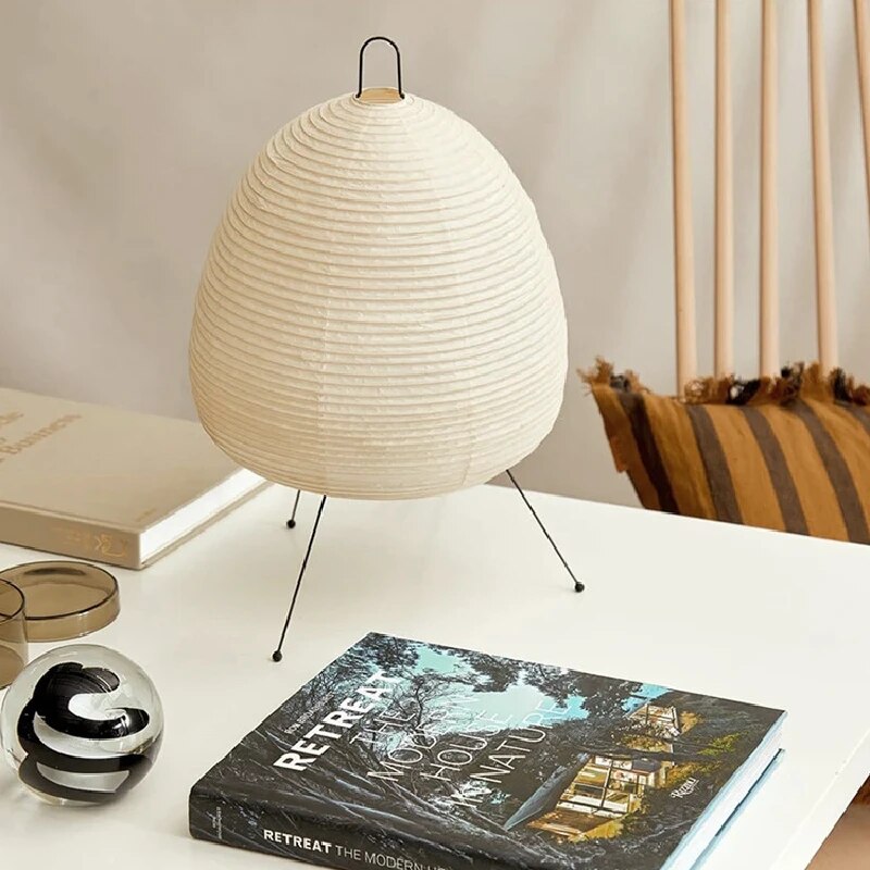 Japanische Lampe aus Reispapier