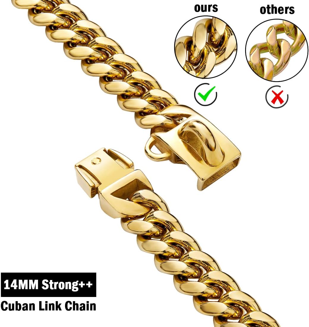 Edelstahl Kettenhundehalsband