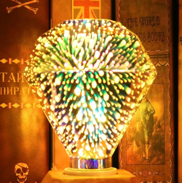 Sandsberg | Vintage Starburst LED Edison-Birne – E27 6W Festliche Feuerwerkslampe für Ferienzauber, Weihnachtsbaumglühen & Gemütliche Nachtdekoration