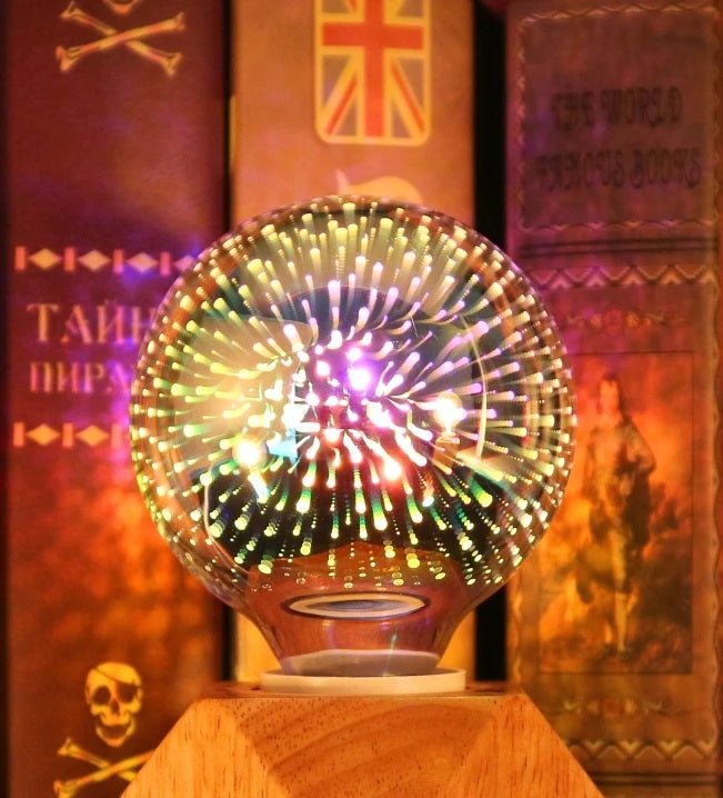 Sandsberg | Vintage Starburst LED Edison-Birne – E27 6W Festliche Feuerwerkslampe für Ferienzauber, Weihnachtsbaumglühen & Gemütliche Nachtdekoration