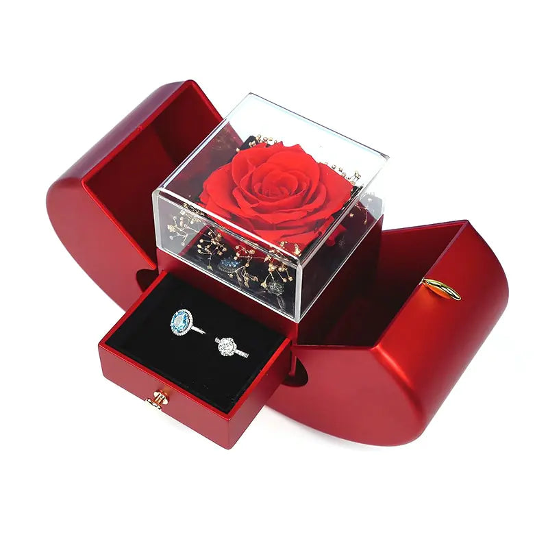 Ewige Blume Apfel Schmuckbox