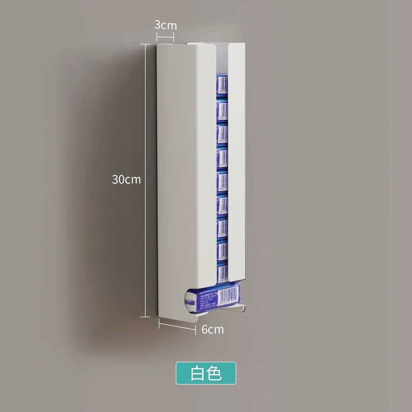 Sandsberg | Magnetische Wandhalterung für Taschentücher - Automatischer Nachfüllspender