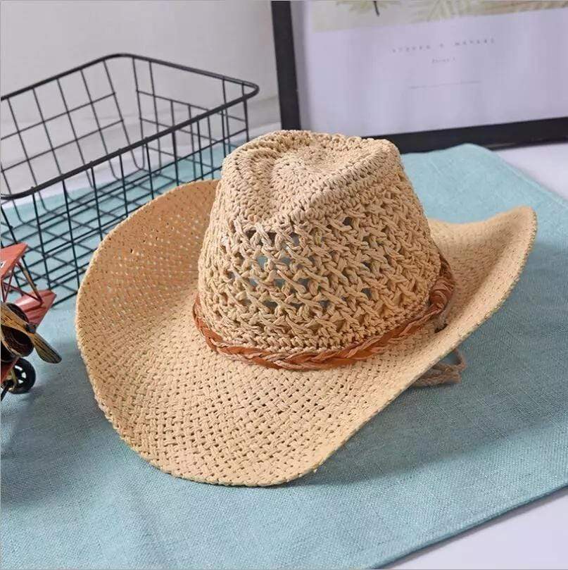 Handgefertigter Strohhut für den Strand