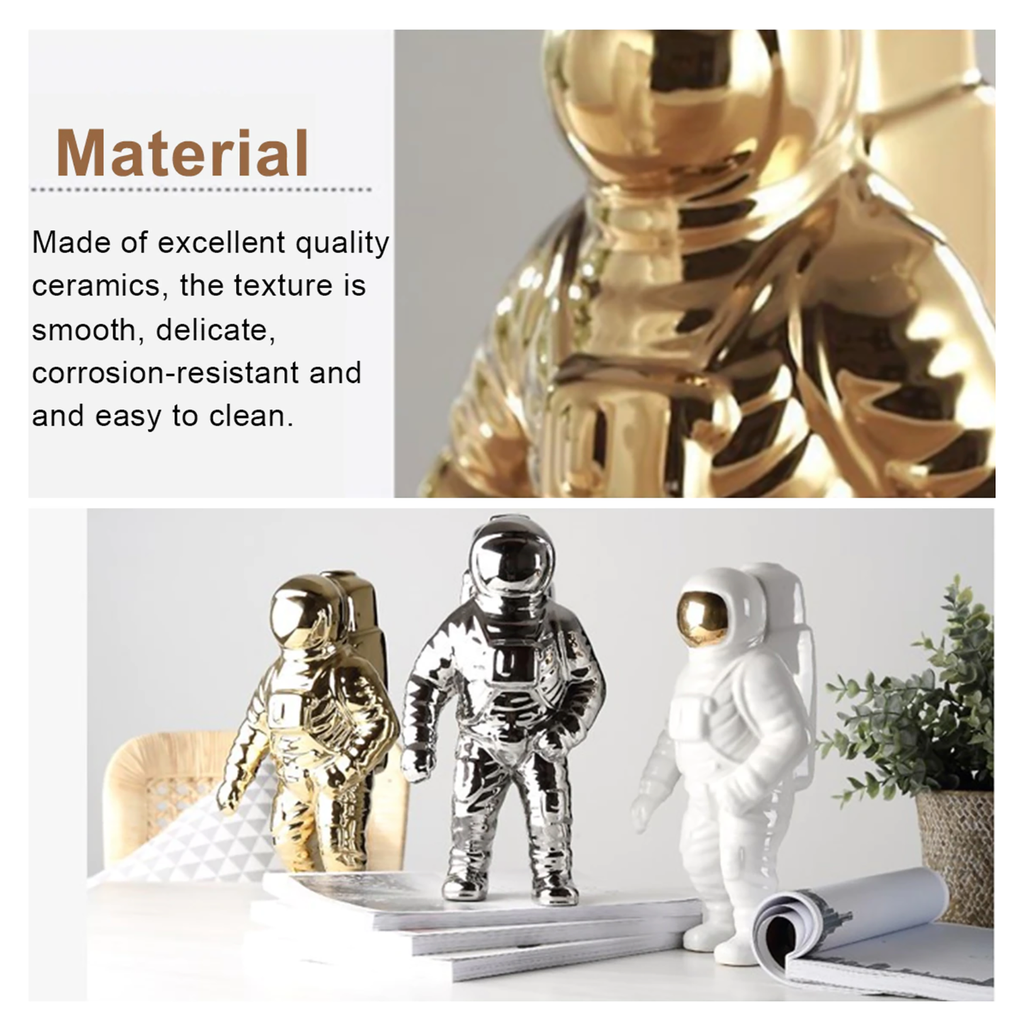 Astronauten Spaceman Vase - 3 Farben
