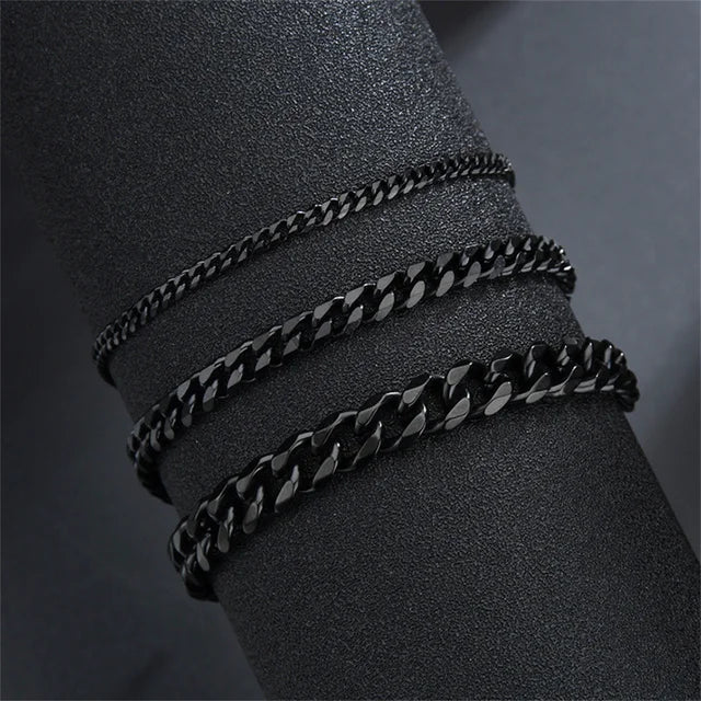 Unisex Einfaches Edelstahlarmband