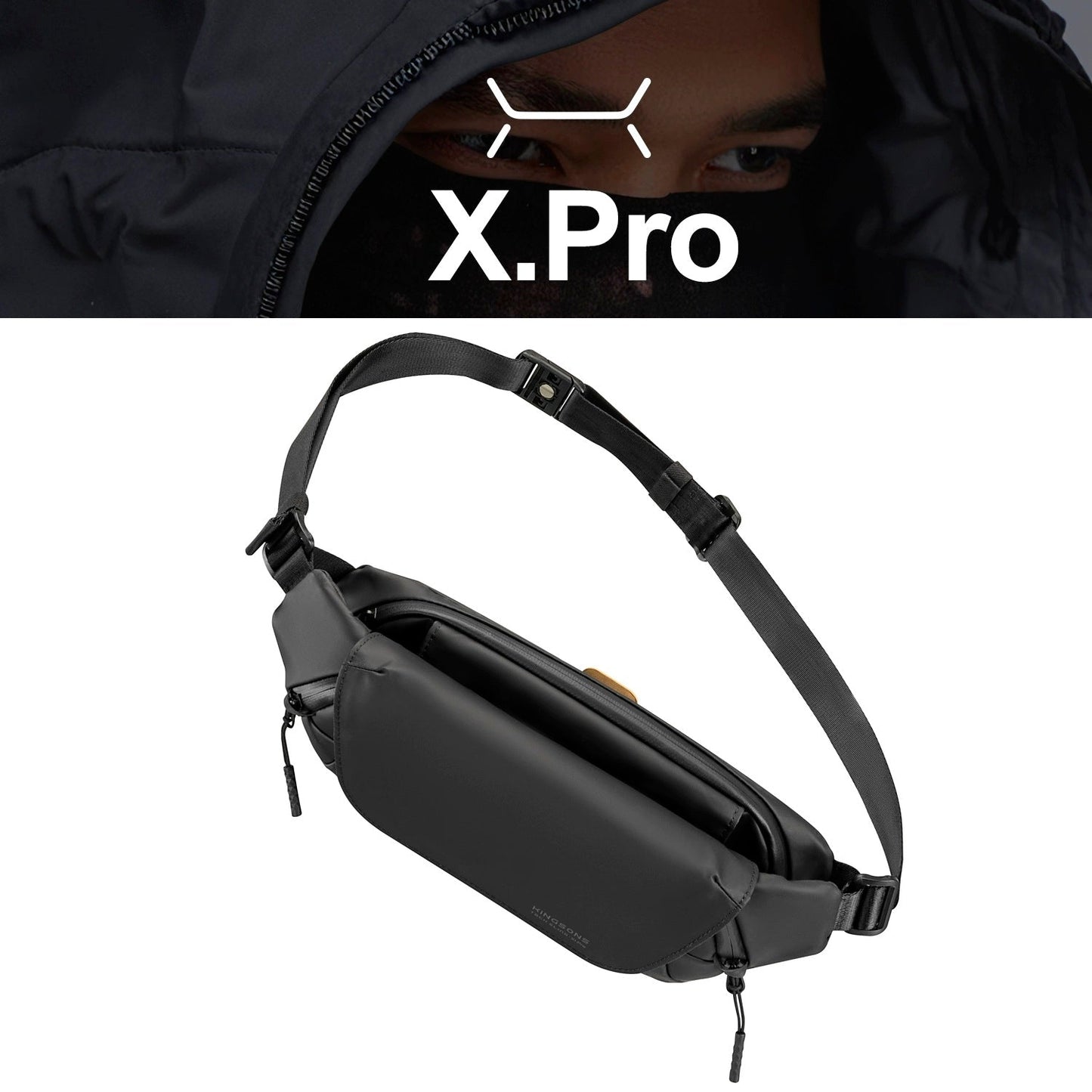 Sandsberg | Trendy Herren Crossbody Brusttasche - Sportliche Gürteltasche