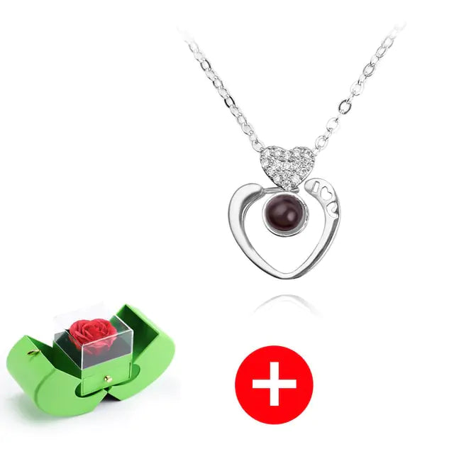 Ewige Blume Apfel Schmuckbox