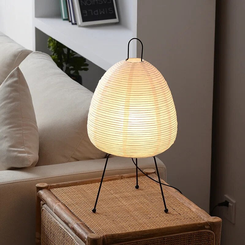 Japanische Lampe aus Reispapier