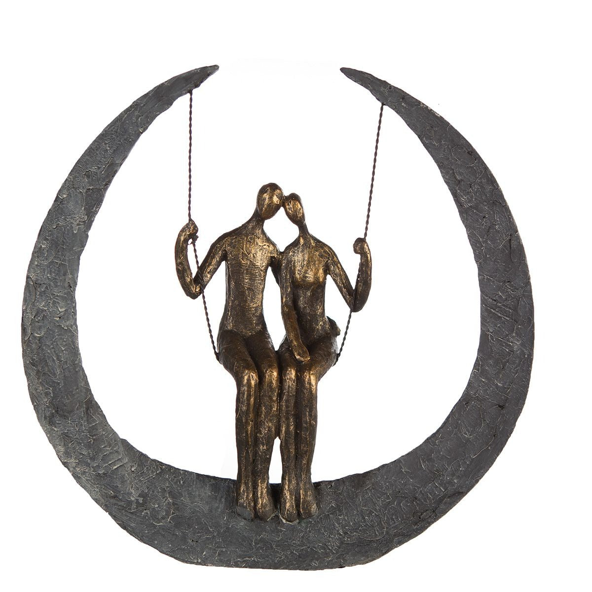 Paar schwingende dekorative Skulptur