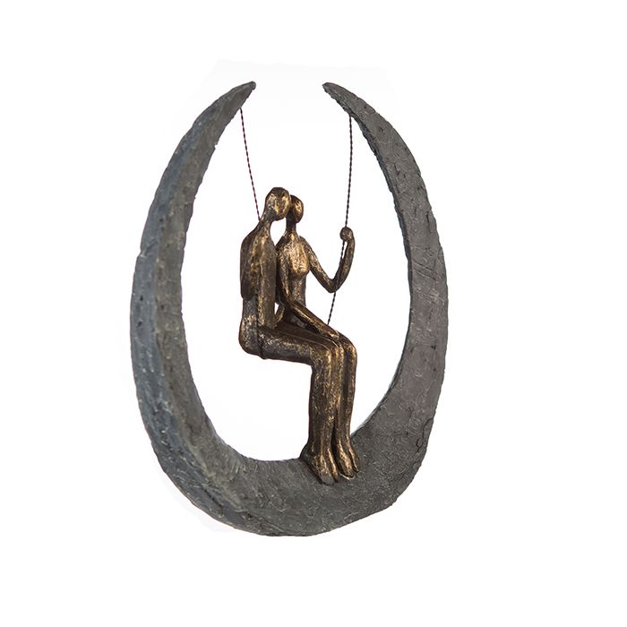 Paar schwingende dekorative Skulptur
