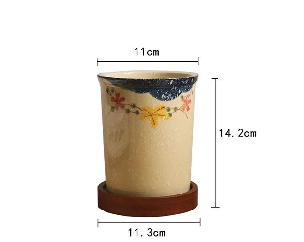 Essstäbchenröhre aus Keramik im japanischen Stil