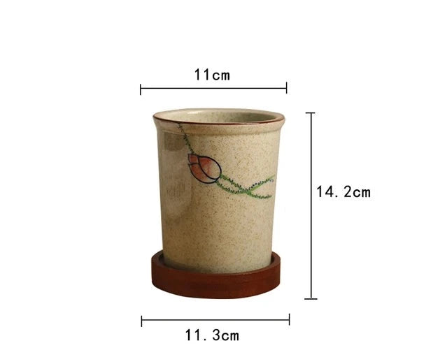 Essstäbchenröhre aus Keramik im japanischen Stil