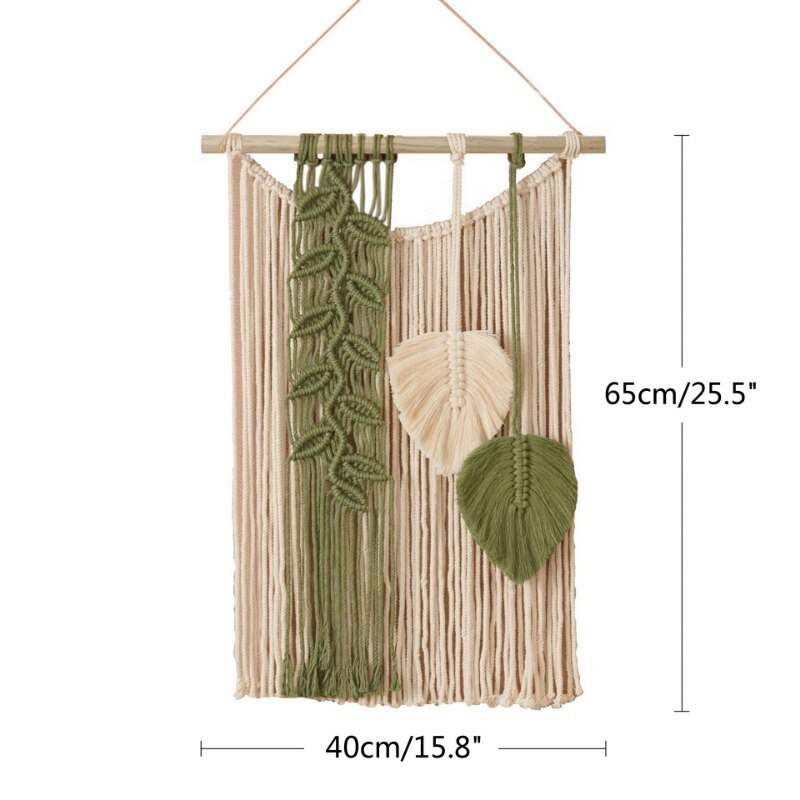 Makramee Wandbehang Wandteppich Wanddekoration Boho