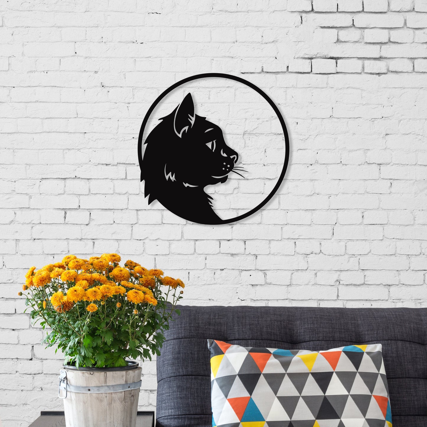 Kühlen-Katze-Wandkunst