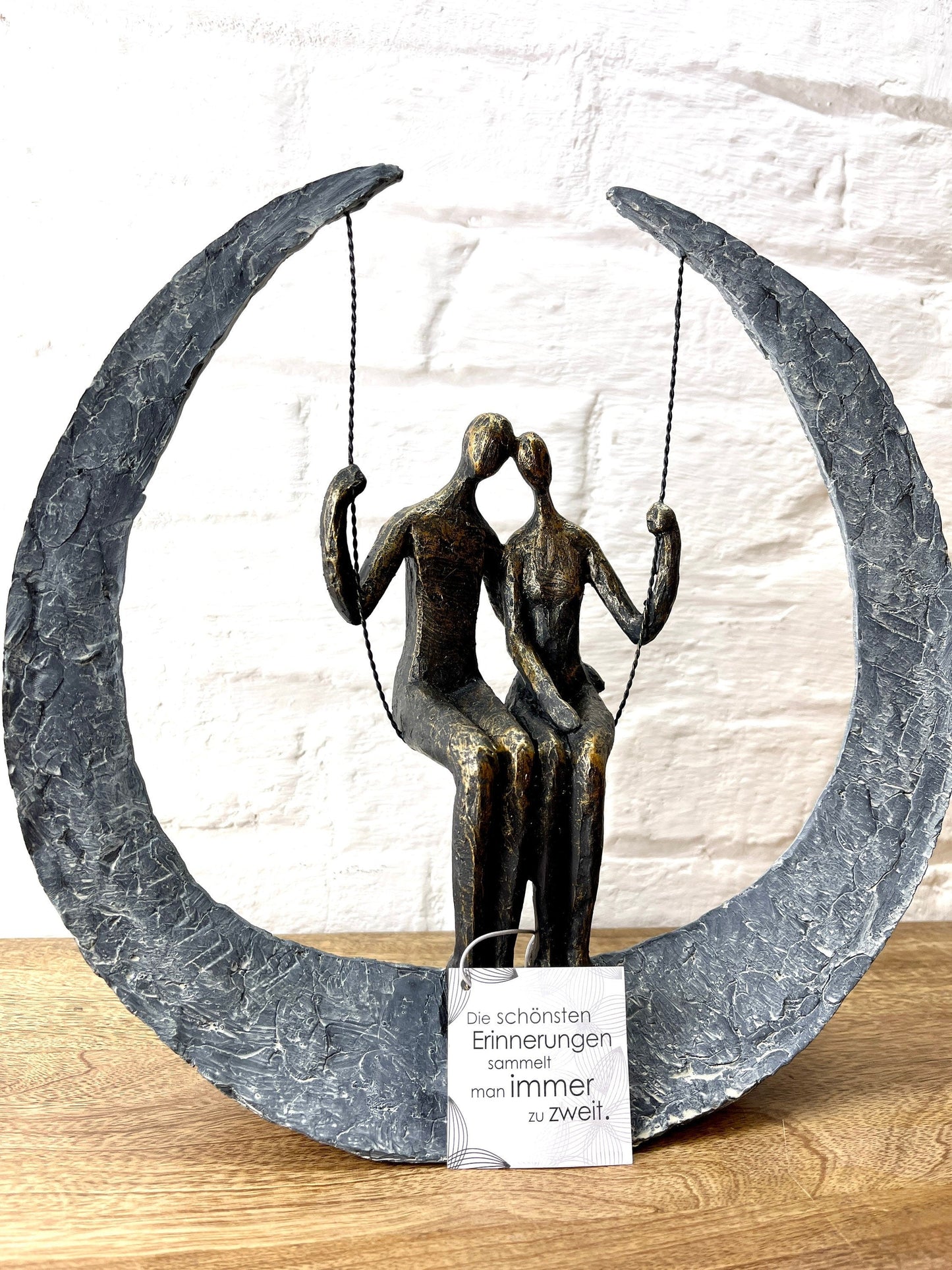 Paar schwingende dekorative Skulptur
