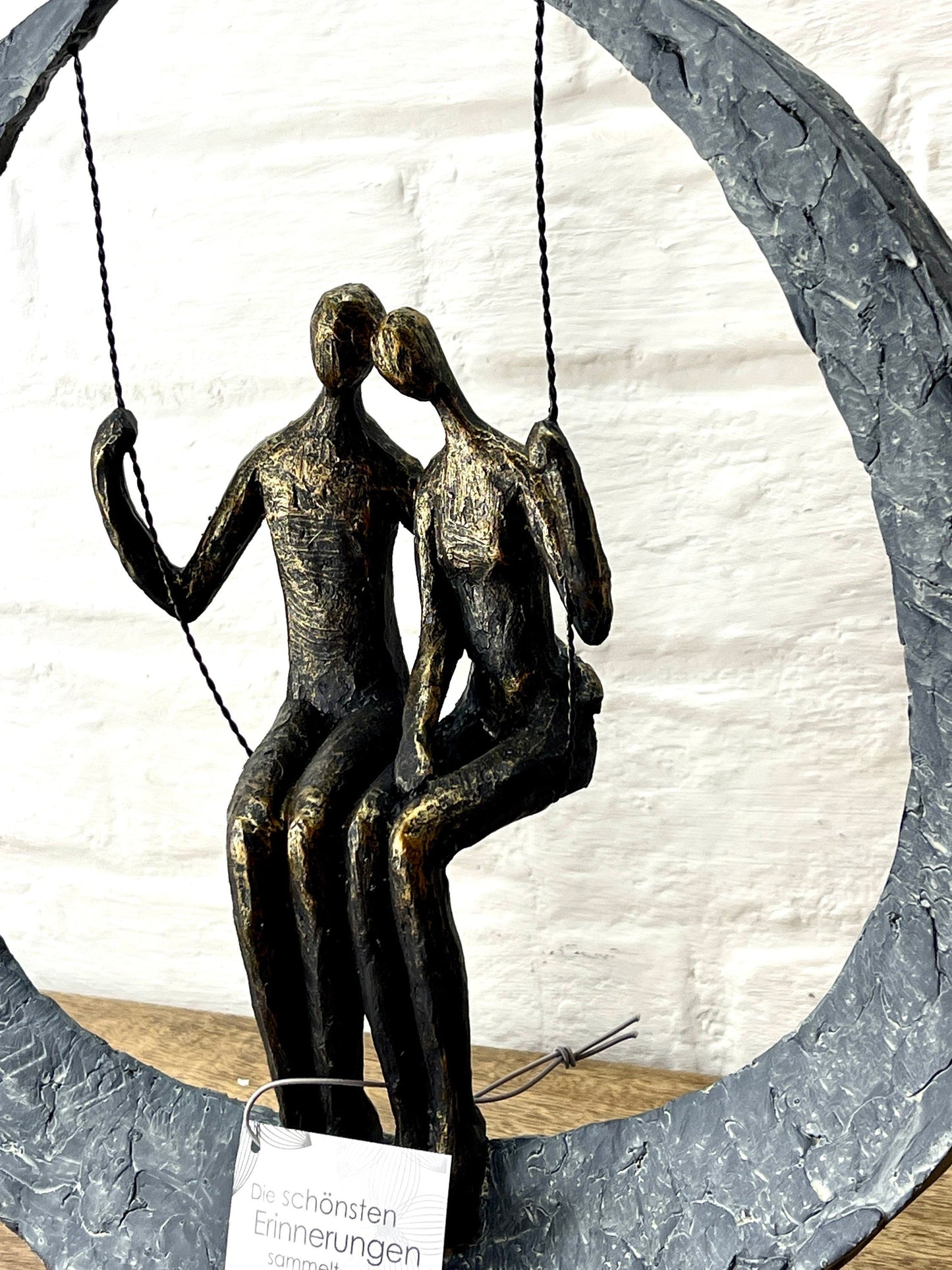 Paar schwingende dekorative Skulptur