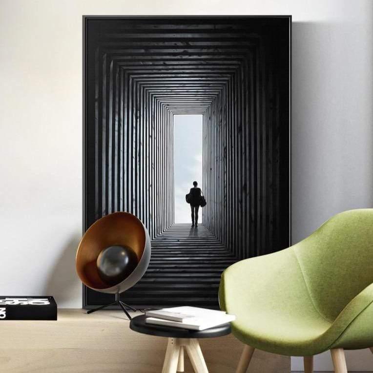 Geheimnisvolle Labyrinth-Leinwand