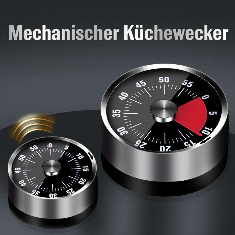 Edelstahl Küchenuhr
