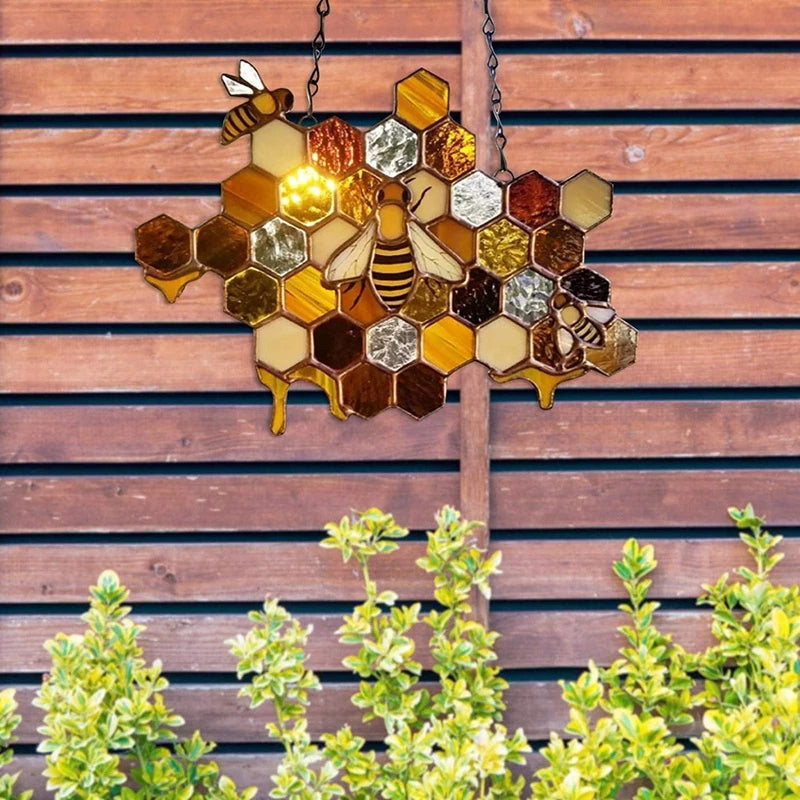 Türschild Ornament in Bienenform