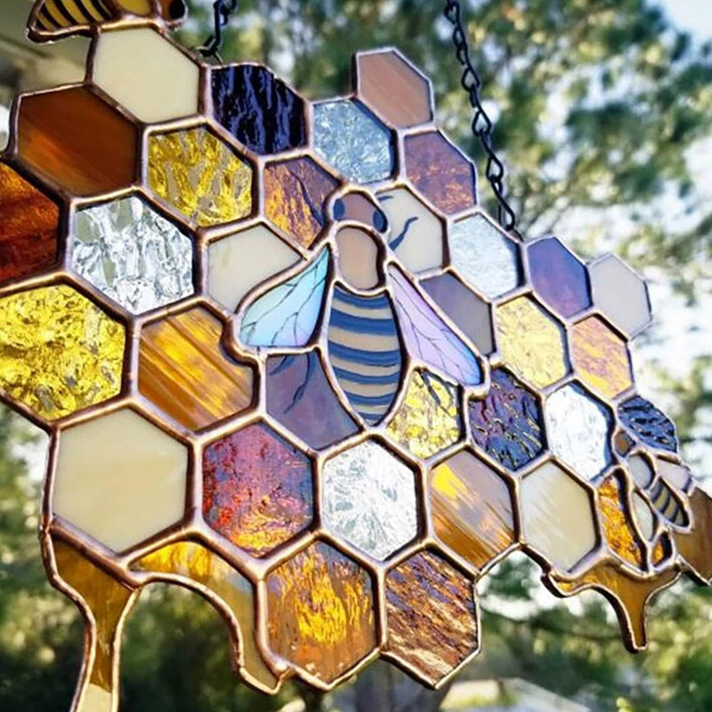 Türschild Ornament in Bienenform