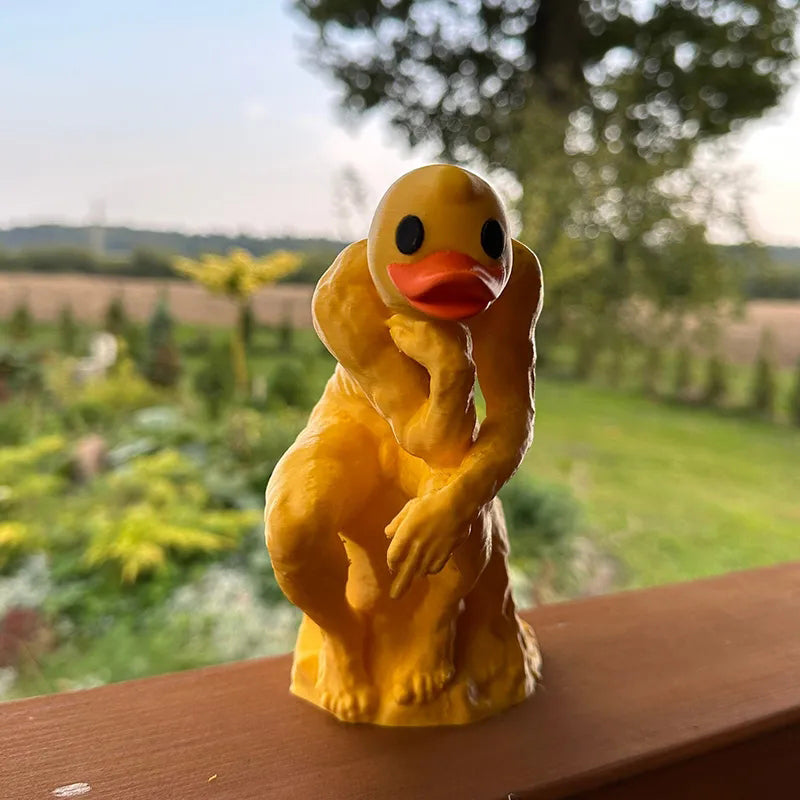 Neue Lustige Denker Mittelfinger Ente