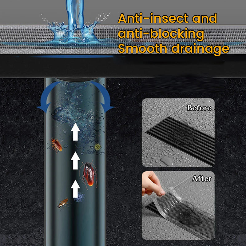 Sandsberg | Selbstklebende Bodenablauf-Sticker