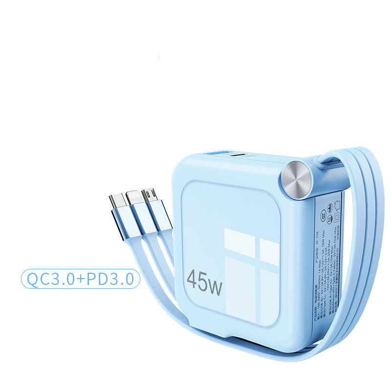 Sandsberg | Multifunktionales teleskopisches All-in-One Reise-Ladegerät (US-Standard)