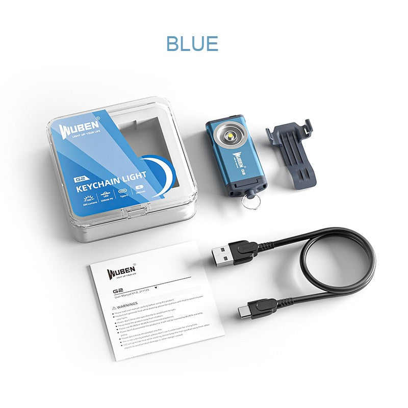 Sandsberg | Tragbare wiederaufladbare Mini-Hellstrahler, für Wandern, Camping, Reparieren, Lesen