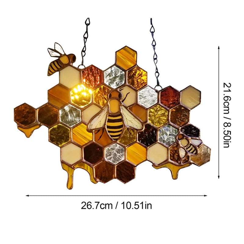 Türschild Ornament in Bienenform