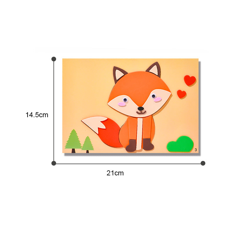 Kitstix️ | Erstellen Sie mit dem DIY Handmade Kit 3D-Tieraufkleber