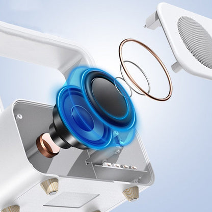 Sandsberg | 3-in-1 wiederaufladbarer Bluetooth-Lautsprecher mit Uhr & dimmbarem buntem Licht