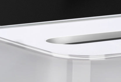 Sandsberg | Multifunktionaler Smart Electronic Alarm Clock Tissue Box, mit Innenraumthermometer und Sound Control Design, geeignet für Schlafzimmer, Wohnzimmer, Küche & Büro