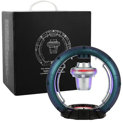 Sandsberg | Magnetische Levitation Bluetooth Lautsprecher, mit Bluetooth 5.0, Farbige Lichter, Touch-Steuerung, für Zuhause & Büro