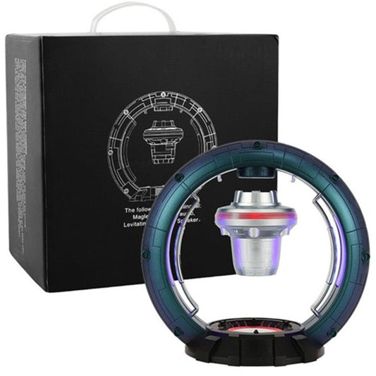 Sandsberg | Magnetische Levitation Bluetooth Lautsprecher, mit Bluetooth 5.0, Farbige Lichter, Touch-Steuerung, für Zuhause & Büro