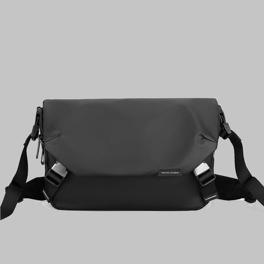 Sandsberg | Großvolumige Wasserdichte Oxford Umhängetasche mit Diebstahlschutzfach, mehreren Fächern und hinterem Trolley-Gurt, für Reisen, Arbeit & mehr