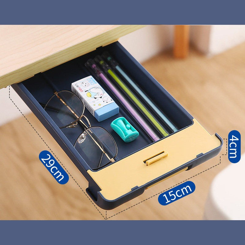 Sandsberg | Slim Sliding Under Desk Storage Pull-Out Drawer, für Schreibwaren, Werkzeuge & mehr