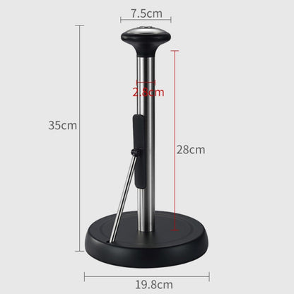 Sandsberg | Küchenpapierhalter, mit einfachem Abreißdesign, verstellbarem Stab, federaktiviertem Arm & rutschfester Basis, für Küche & Bad