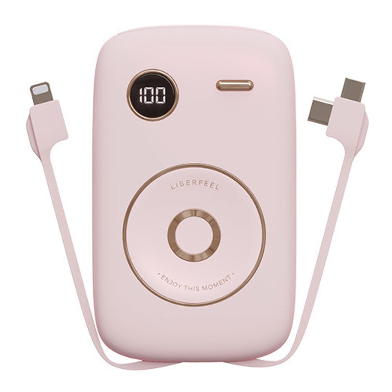 Sandsberg | 10000mAh Powerbank, mit integriertem Kabel, LED-Batterieanzeige & 6 Ausgängen, unterstützt Schnellladung