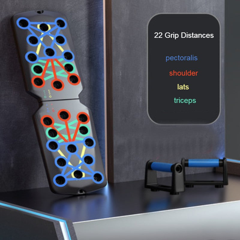 Sandsberg | Home Multifunktionales Push-up Trainingsboard, mit 4 Trainingsmodi, für Pectoralis, Schulter, Latissimus, Trizeps Krafttraining